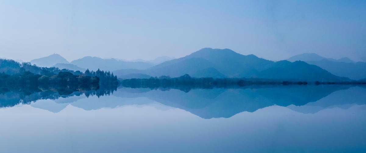 西湖山水风景3440x1440壁纸