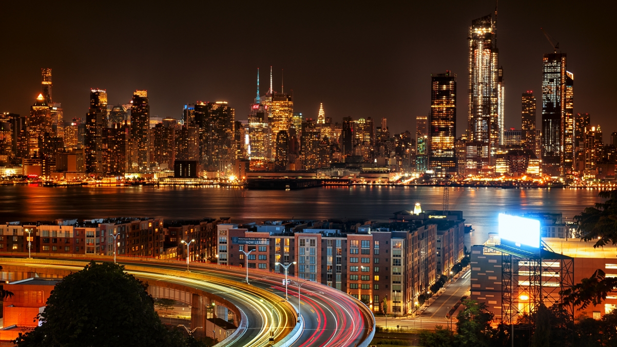 纽约城市夜景4k壁纸_4k风景图片_墨鱼部落格