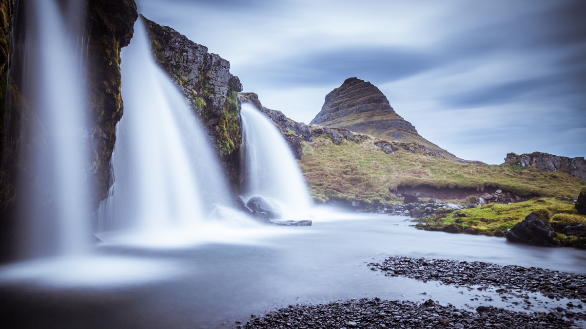 冰岛瀑布风光4k壁纸_4k风景图片高清壁纸_墨鱼部落格