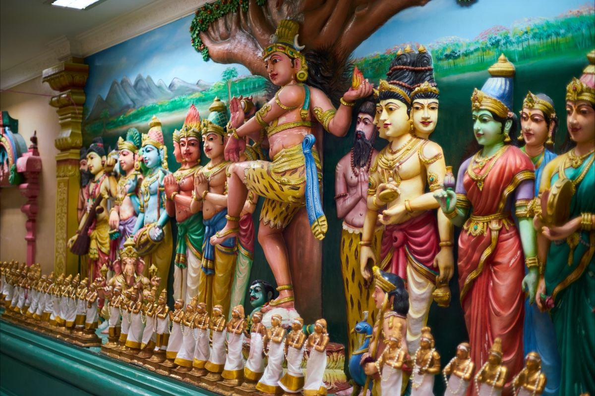 印度教 寺庙 神雕塑 信仰 佛教4k壁纸图片_4k宗教图片