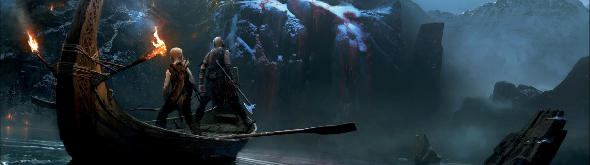 《战神god of war 2017》5120x1440游戏原画壁纸