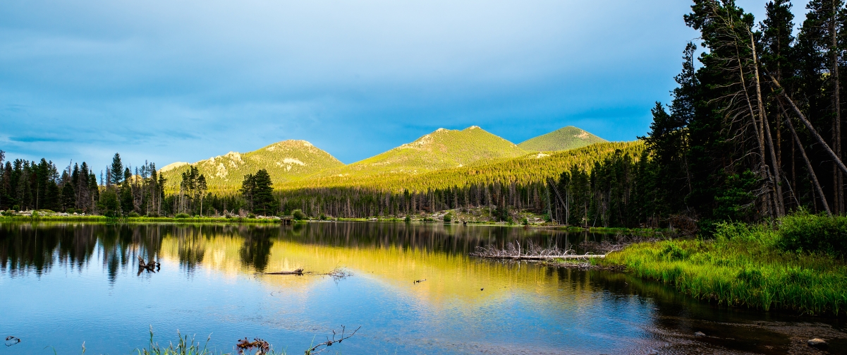 斯普拉格湖3440x1440带鱼屏风景壁纸_4k风景图片高清