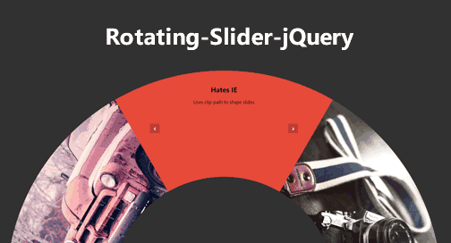 jQuery环状的图片内容旋转轮播代码