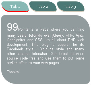 jQuery Tab选项卡，打造单片叶子样式，流畅切换，体验滑动门效果