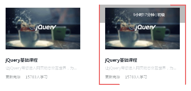 jQuery鼠标悬停图片显示动画边框的代码示例或jQuery hover效果，图片鼠标经过时显示动画边框代码