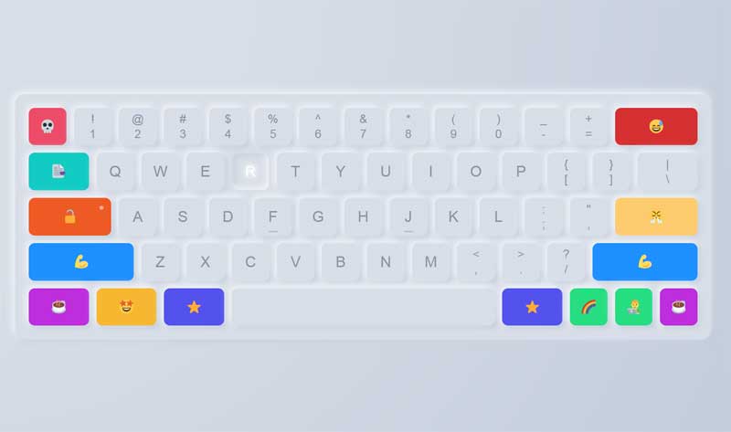 卡通键盘UI特效，CSS3趣味实例展示