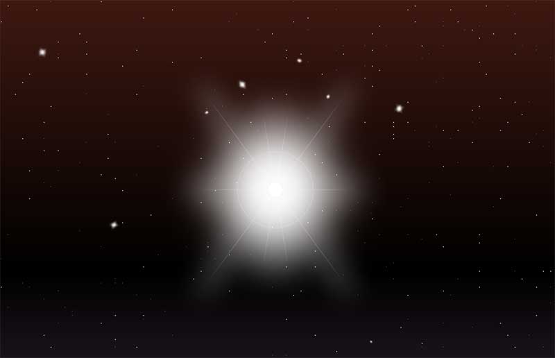 html5 css3光晕的星星背景动画特效