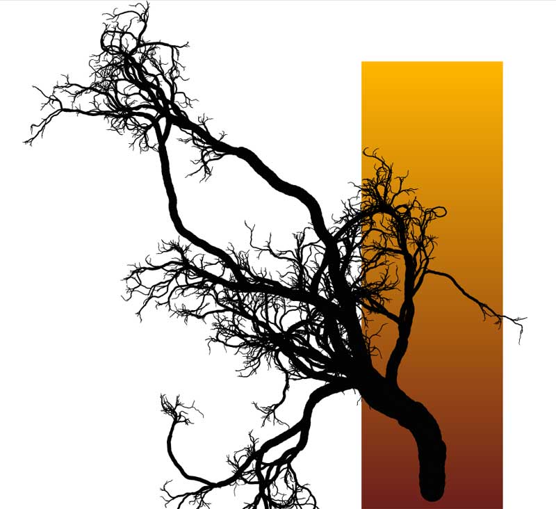 html5 canvas绘制树生长动画特效