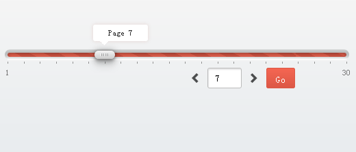 jquery ui slider分页插件支持鼠标拖动显示分页代码