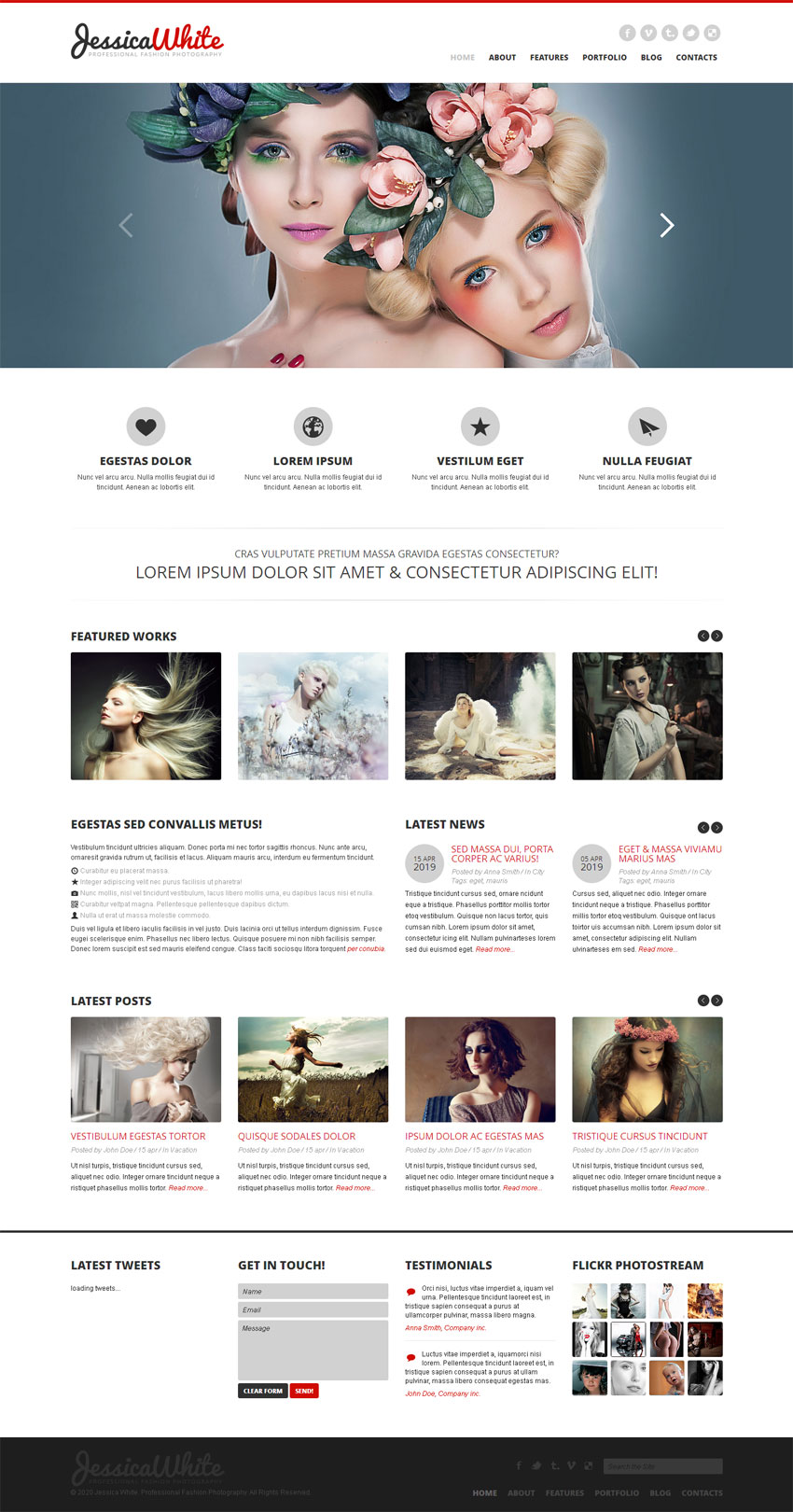 欧美的婚纱摄影网站模板全站html5网站模板下载