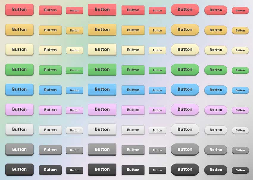 常用的css3 button彩色按钮样式代码