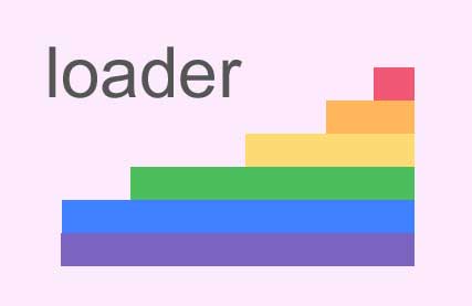 CSS3 彩色阶梯Loader动画精彩实例