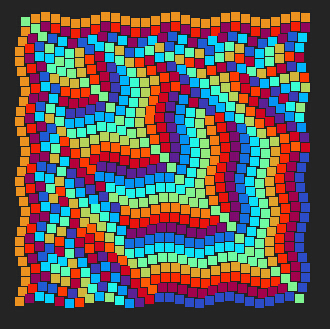 html5彩色方块粒子动画效果代码