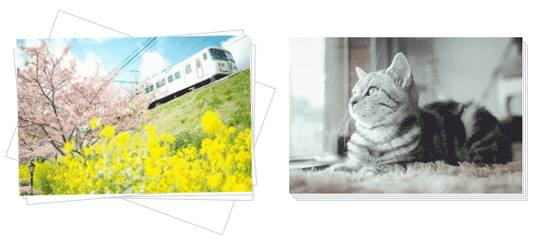 CSS3 transition属性鼠标悬停相册图片旋转重叠效果代码