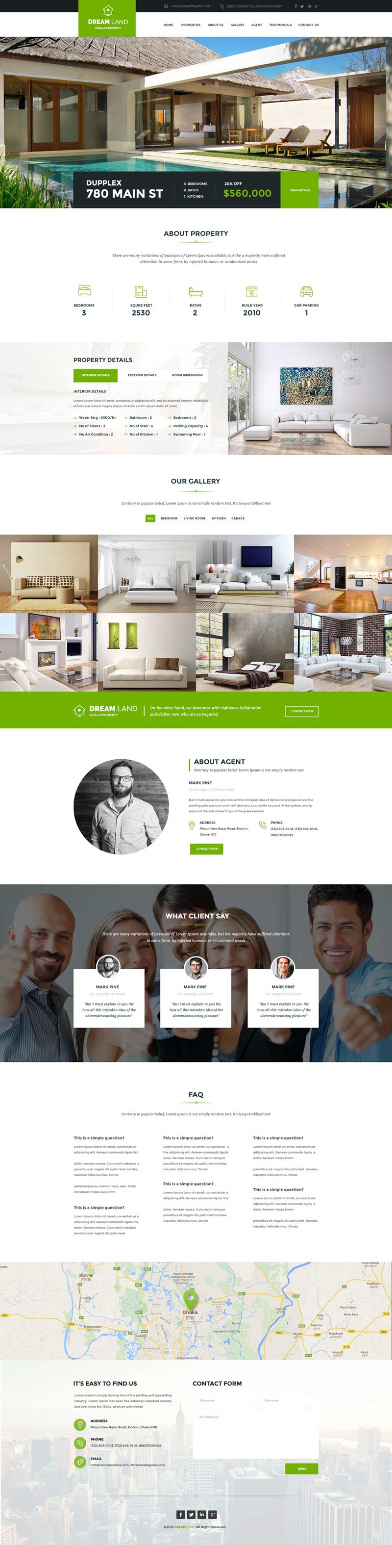 绿色的房产网二手房销售平台网站模板