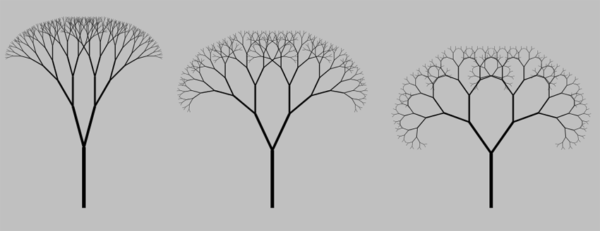 HTML5 SVG树生长动画特效