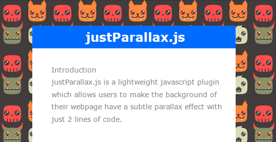 Parallax.js页面视差滚动插件使用说明
