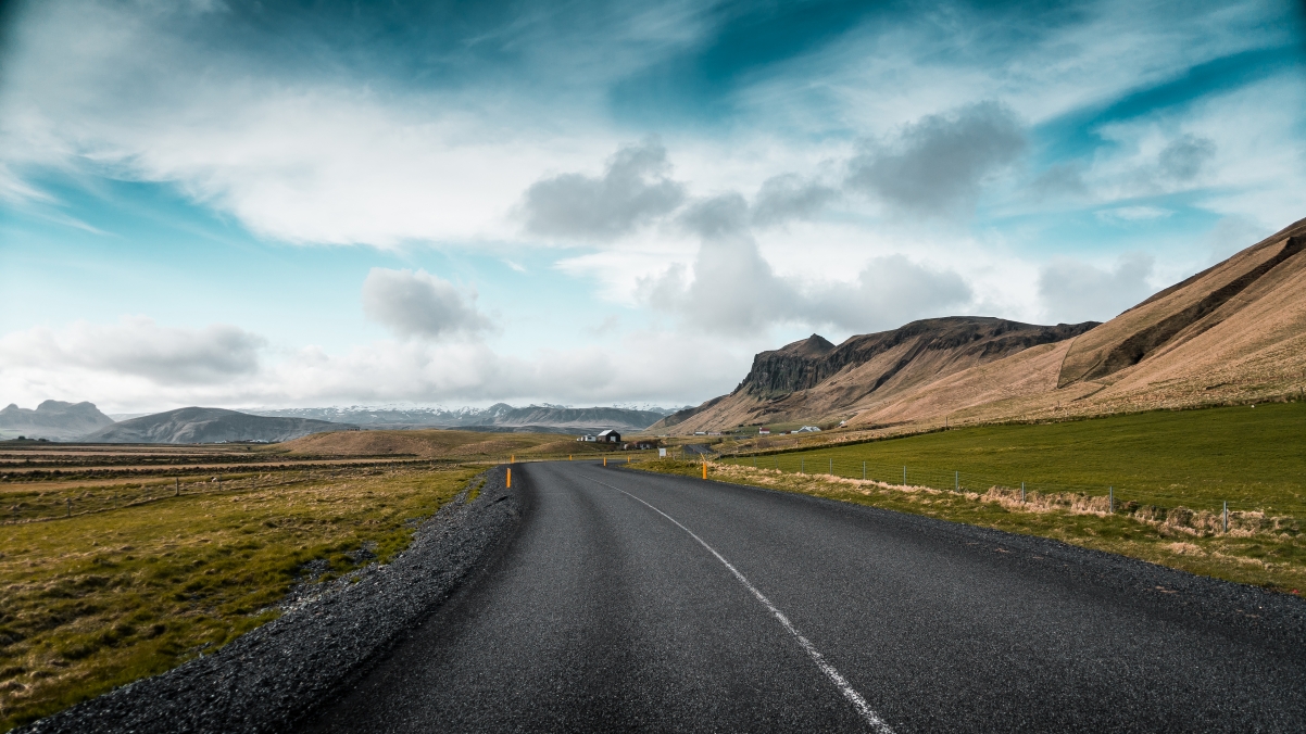 冰岛公路风光4k壁纸3840x2160