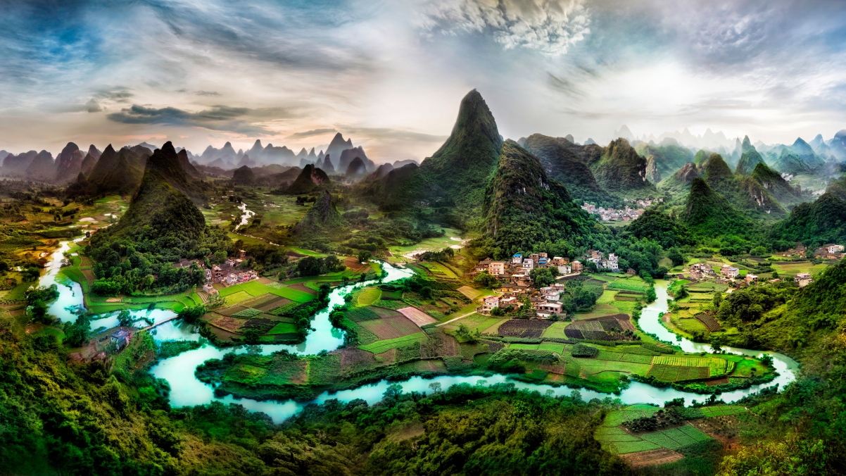 广西桂林山水高清风景4K壁纸