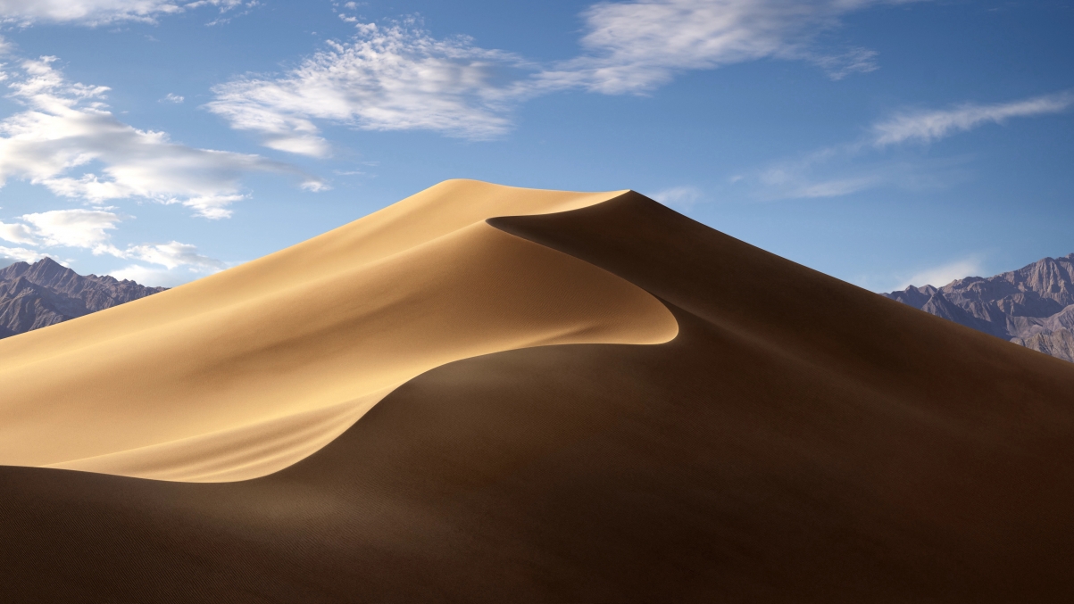 苹果macOS Mojave 莫哈韦沙漠风景5k壁纸 白天