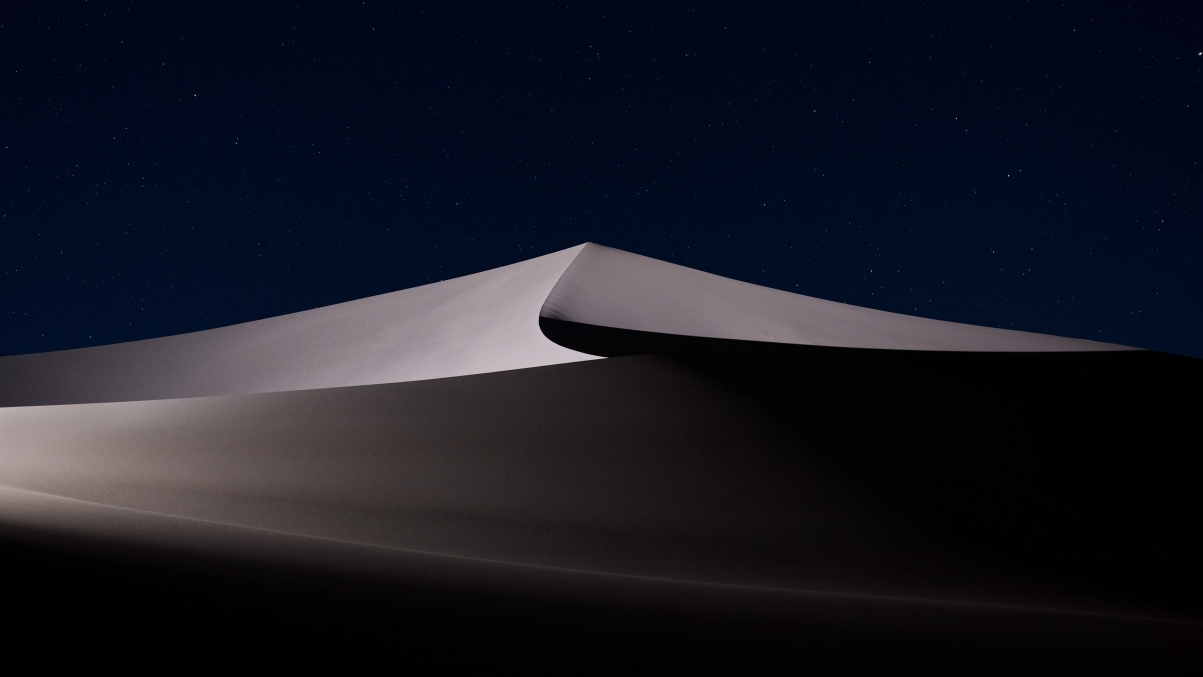 MacOS Mojave 暗色沙漠5K超高清壁纸，绝美4K风景，5120x2880分辨率，一键下载