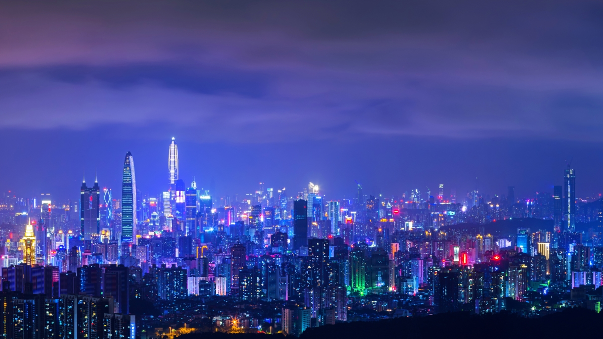 深圳城市夜景4k壁纸