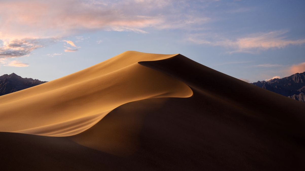 蘋果系統莫哈韋沙漠風景5k壁紙5120x2880