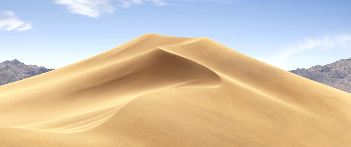 蘋果macos mojave 莫哈韋沙漠 白天風景3440x1440壁紙_4k風景圖片高清