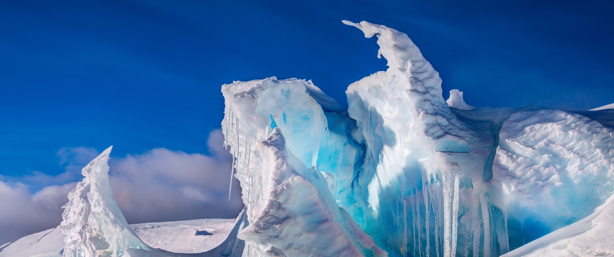 罗斯冰架绝美风光，南极洲4K高清壁纸，3440x1440超清下载