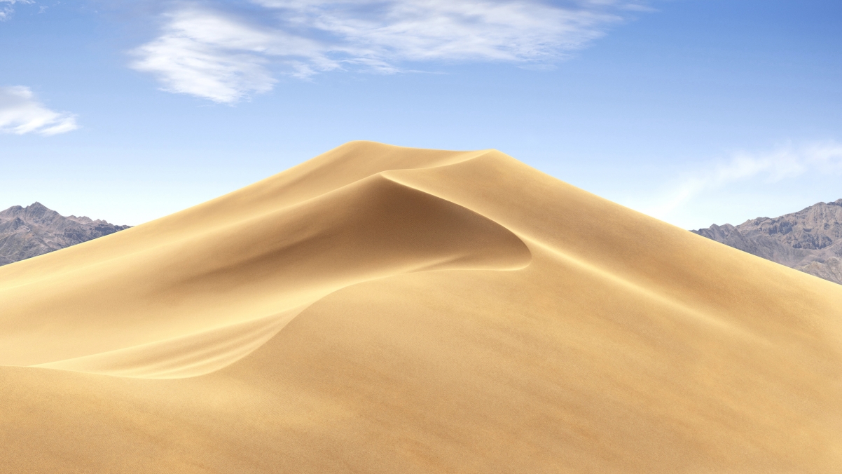 苹果MacOS Mojave 莫哈韦沙漠 白天风景4k壁纸3840x2160