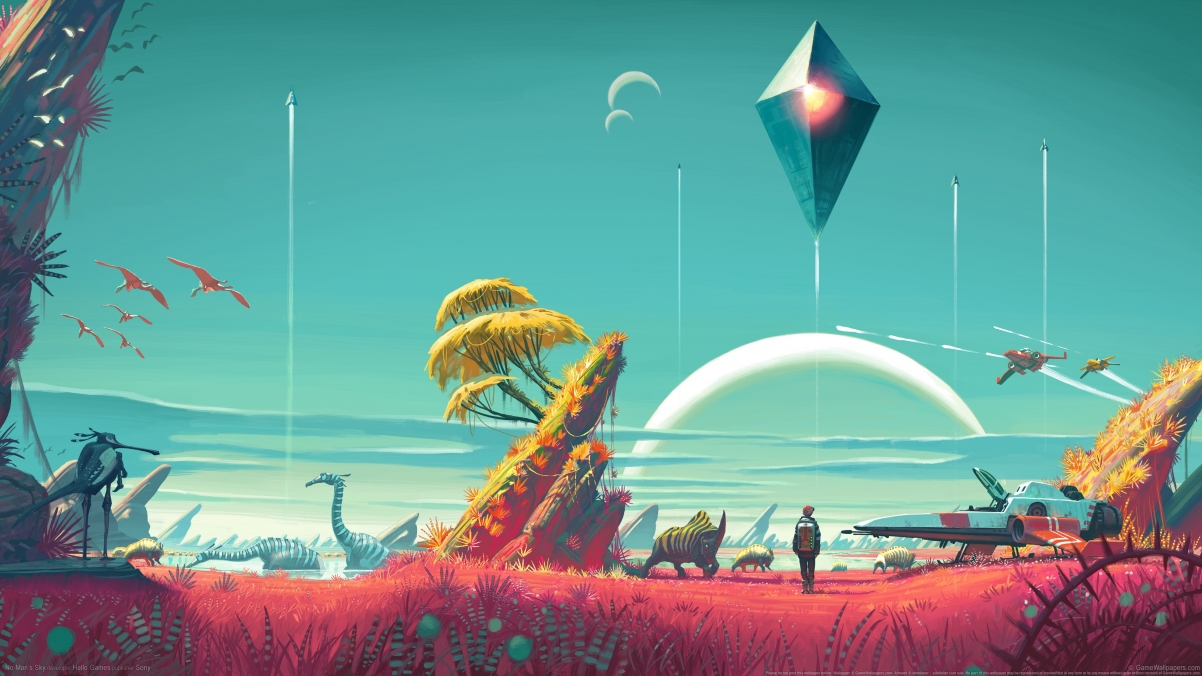 《无人深空(No Mans Sky)》惊艳4K壁纸，超高清3840x2160游戏图片，一键下载！