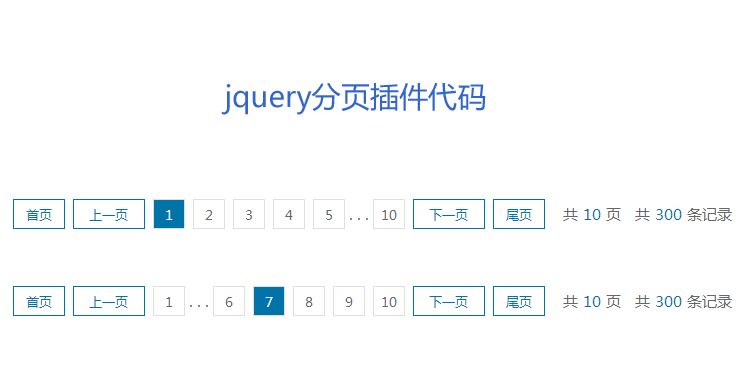 jQuery实用的列表分页插件代码