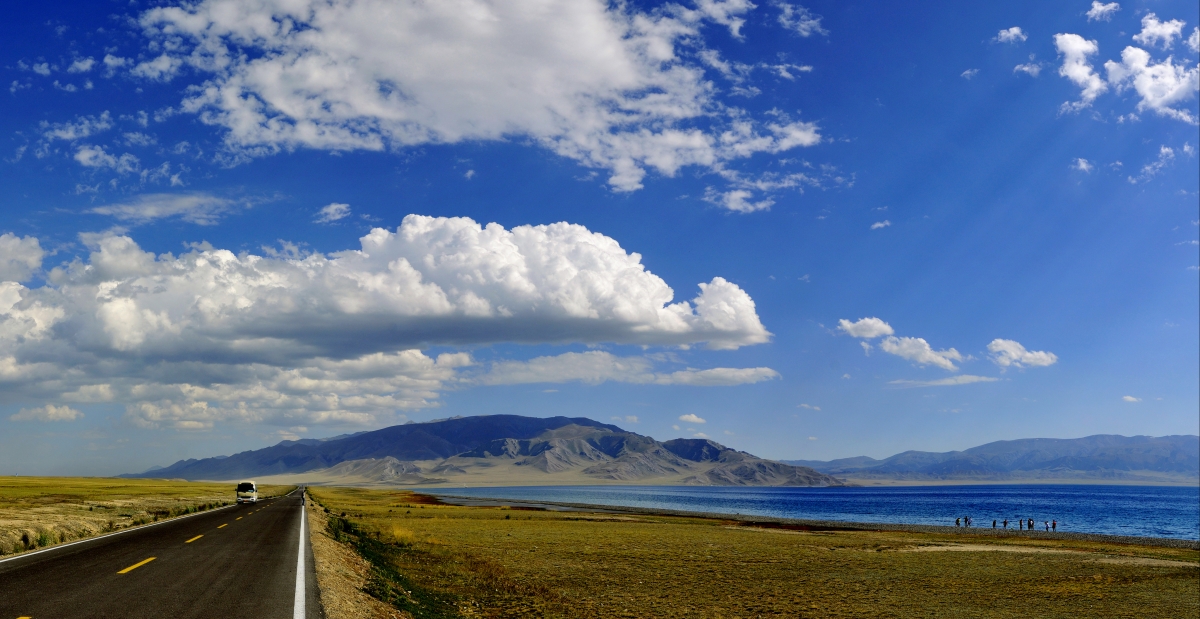 新疆北疆自然风光 公路 4k风景图片
