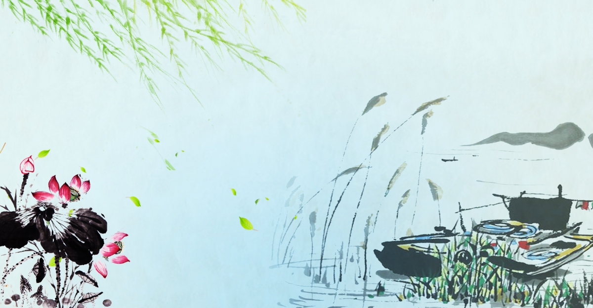 中国风水墨背景4k壁纸