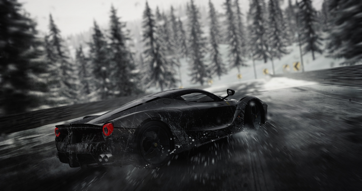 暴雪游戏,黑色法拉利跑车4K游戏壁纸