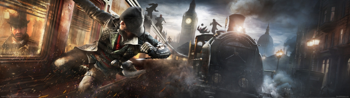 《刺客信条:枭雄(Assassin’s Creed Syndicate)》3840x1080壁纸