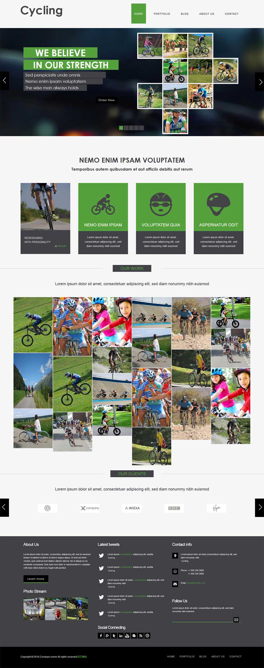 国外自行车俱乐部网站静态html模板下载