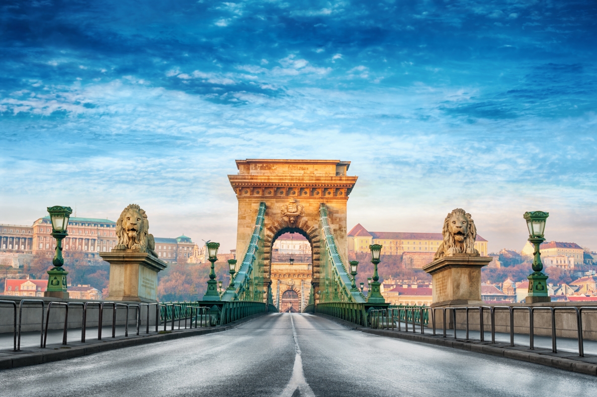 城市,美丽的景色,匈牙利,吊桥,布达佩斯,旅游,多瑙河,4K风景壁纸