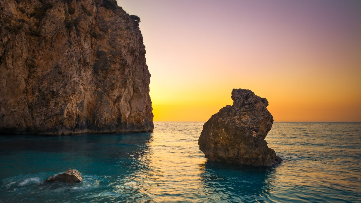 希腊米洛斯岛风景4K壁纸