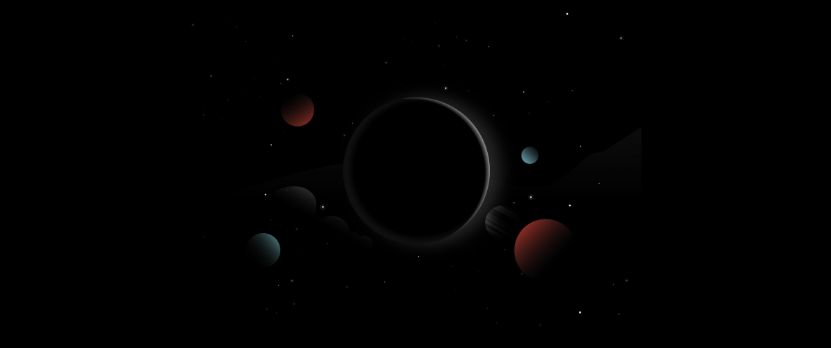 行星 黑暗 星星 HD 空间 3440x1440壁纸