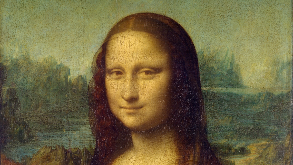 蒙娜丽莎达芬奇自画像 蒙娜丽莎的微笑4K壁纸