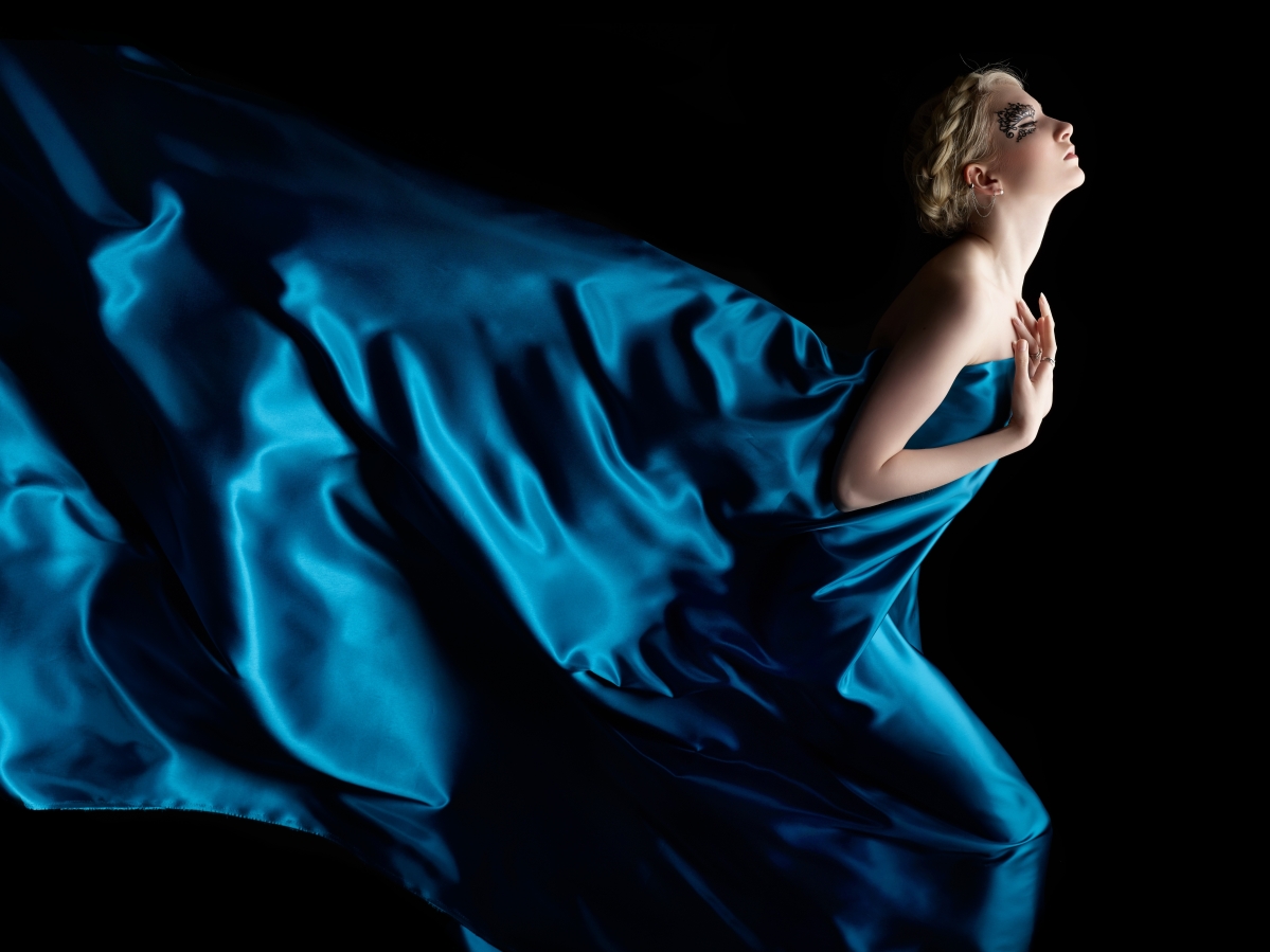 天使蓝裙唯美艺术，精选6K高清美女壁纸，超清6888x5166下载