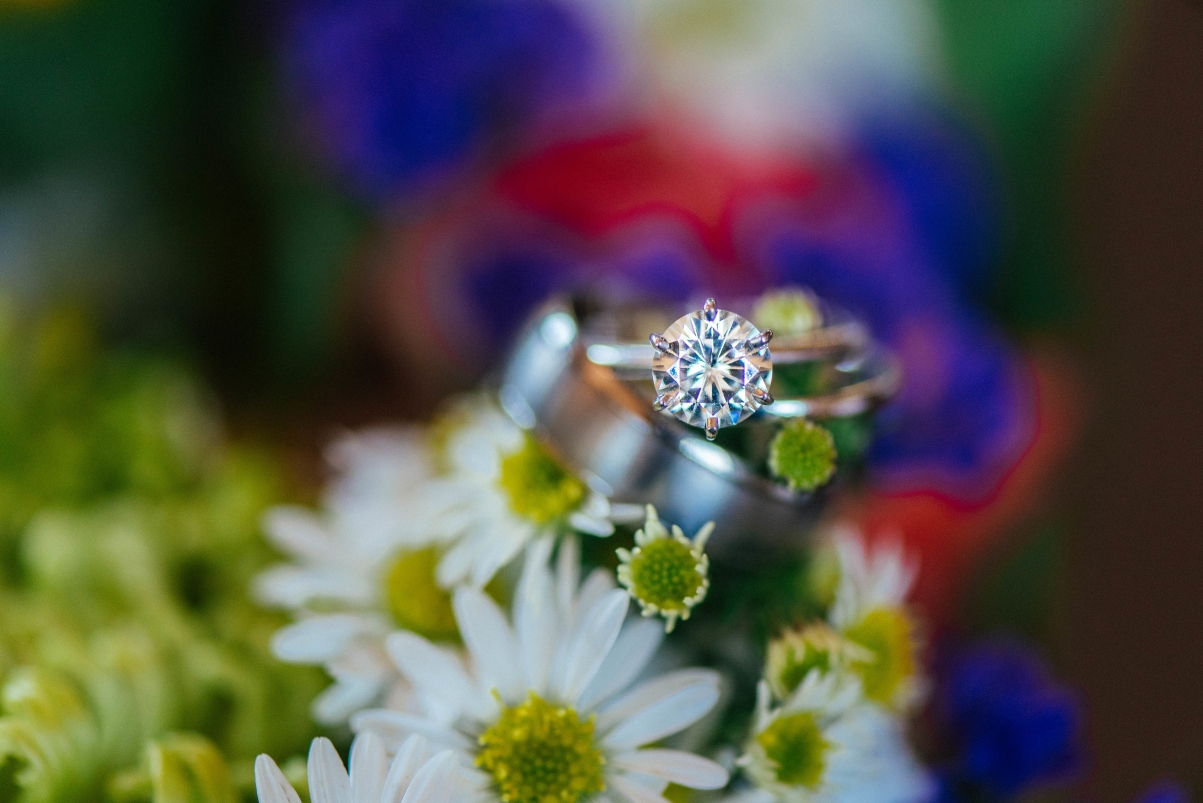 鲜花钻石戒指6K图片