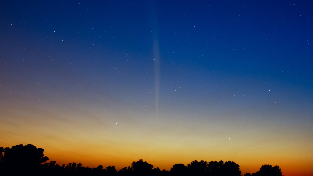 黎明 彗星 星星 南半球 洛夫乔伊 4K星空壁纸