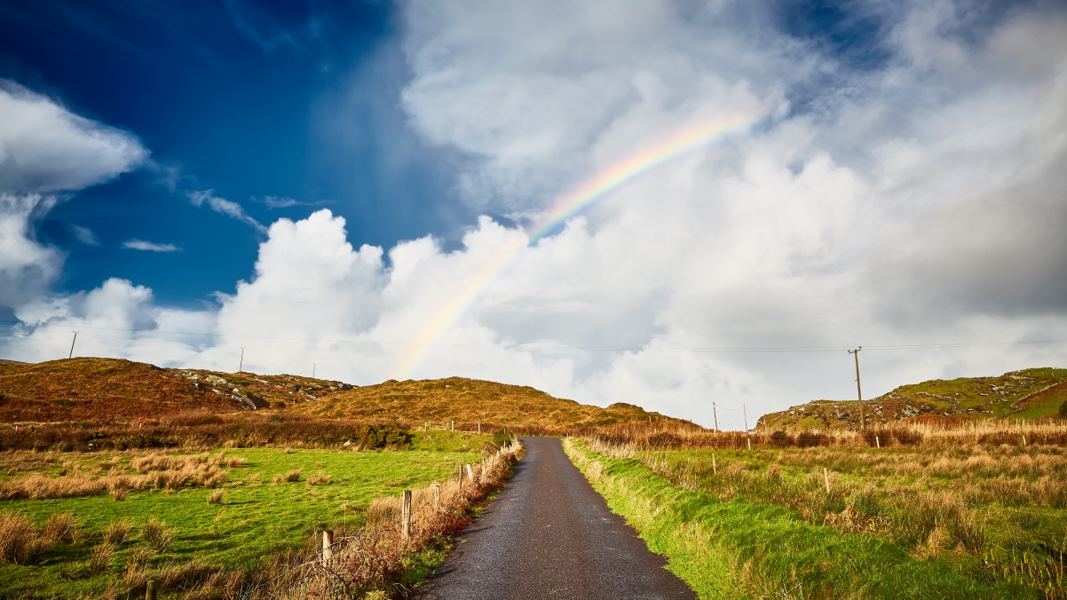 爱尔兰 彩虹之地4K风景壁纸