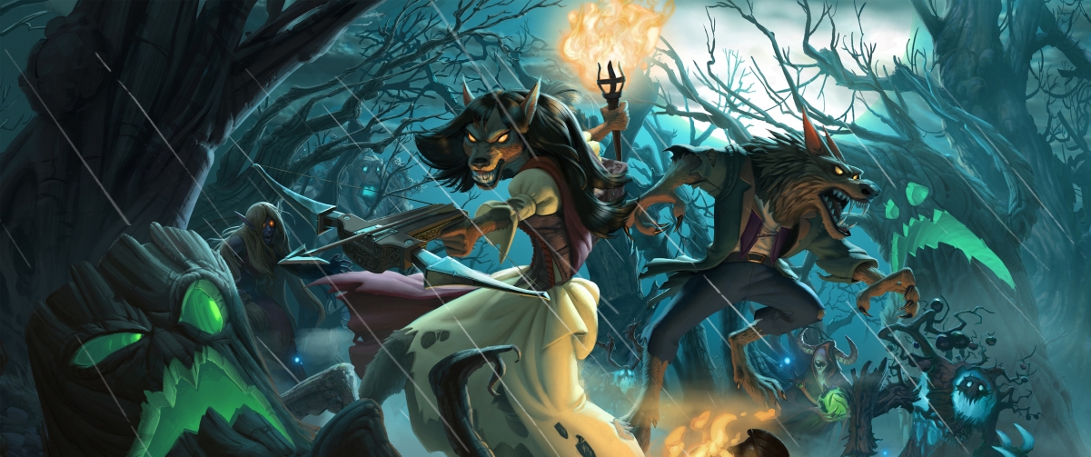 炉石传说Heroes of Warcraft - The Witchwood 3440x1440壁纸