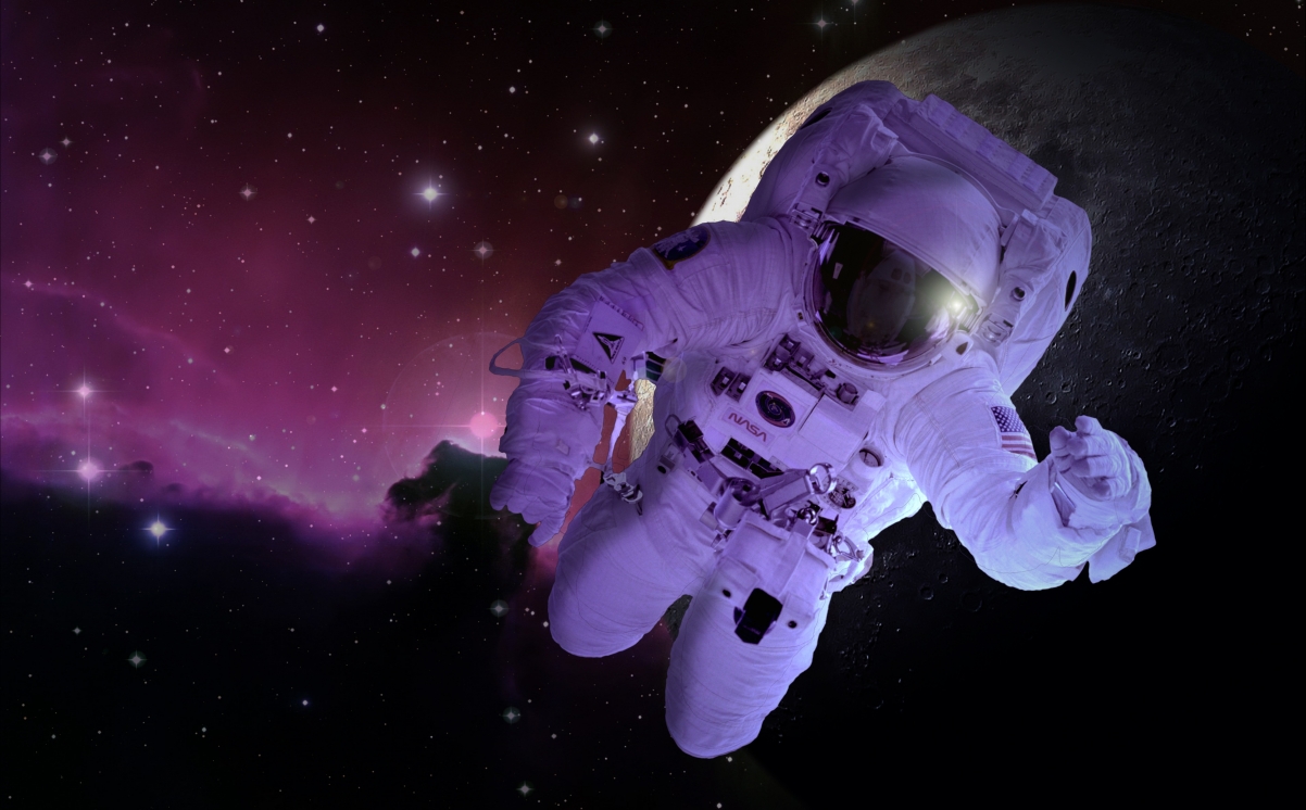 月球 宇航员 太空旅行 空间 4K图片