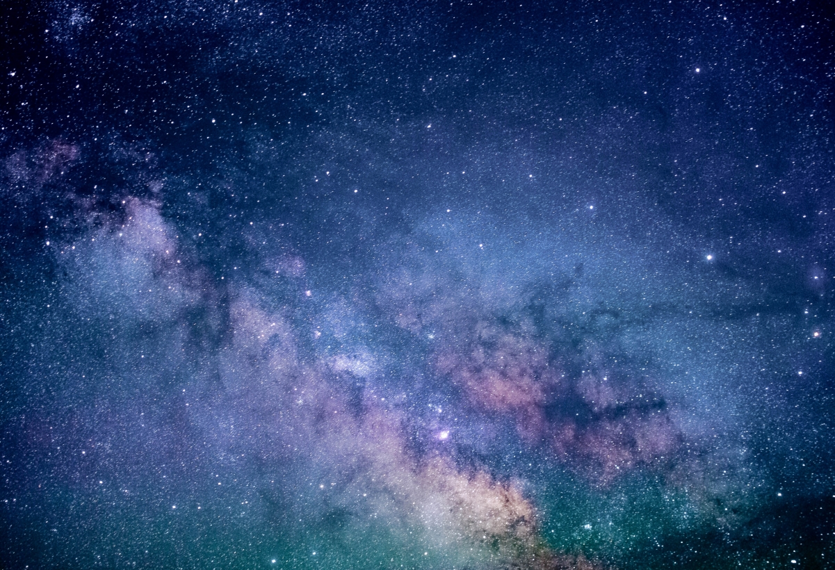 探索 银河 光 夜 行星 漂亮星空5K风景图片
