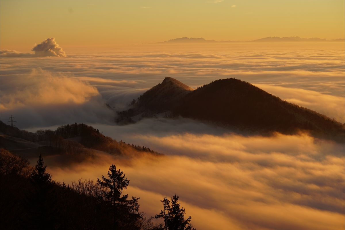 云 雾之海 4k风景图片