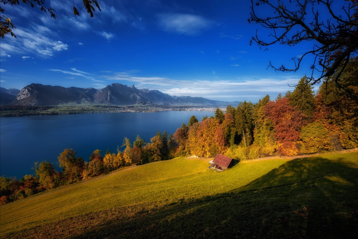 瑞士秋天风景4K壁纸